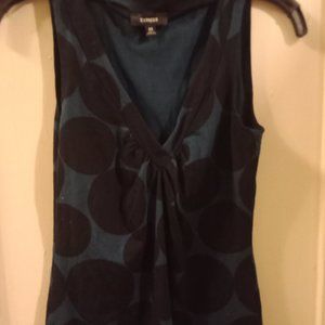Express blue and black tank